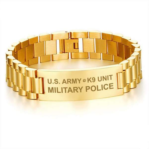 US ARMY K9 UNIT MILITARY- MEN'S BRACELETS - Familyloves.com